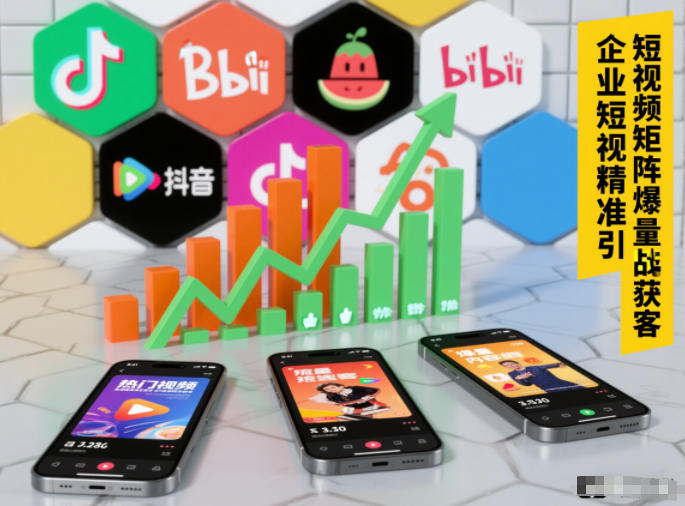 企业短视频精准引流矩阵获客，短视频矩阵爆量战法-云网创