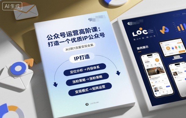 公众号运营高阶课,打造一个优质IP公众号-云网创