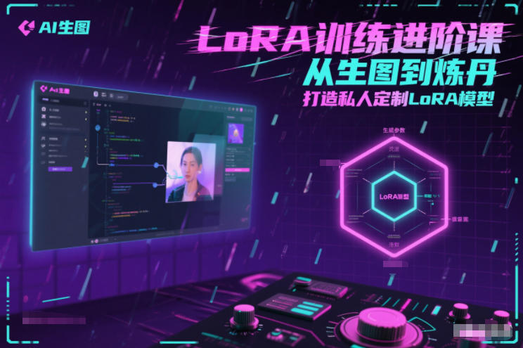 LoRA训练进阶课，从生图到炼丹，打造私人定制LoRA模型-云网创
