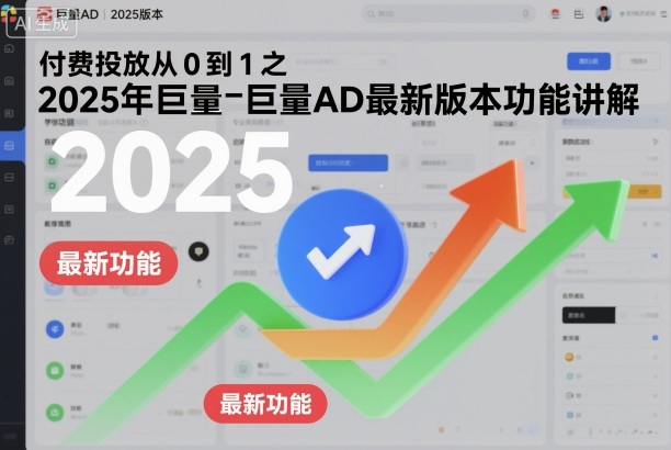 付费投放从0到1之2025年巨量AD最新版本功能讲解-云网创