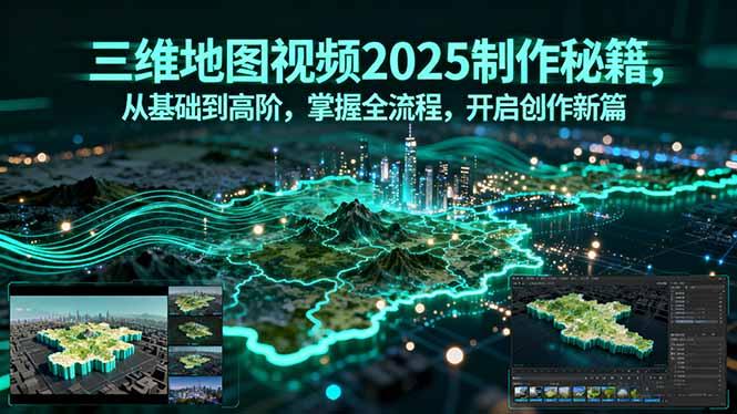 三维地图视频2025制作秘籍,从基础到高阶,掌握全流程,开启创作新篇-云网创