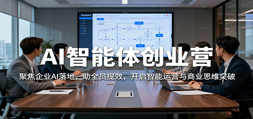 AI智能体创业营:聚焦企业AI落地,助全员提效,开启智能运营与商业思维突破-云网创