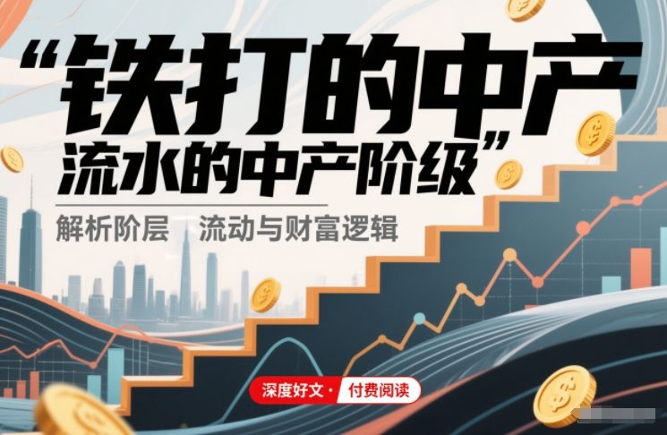 付费文章：铁打的中产，流水的中产阶级-云网创