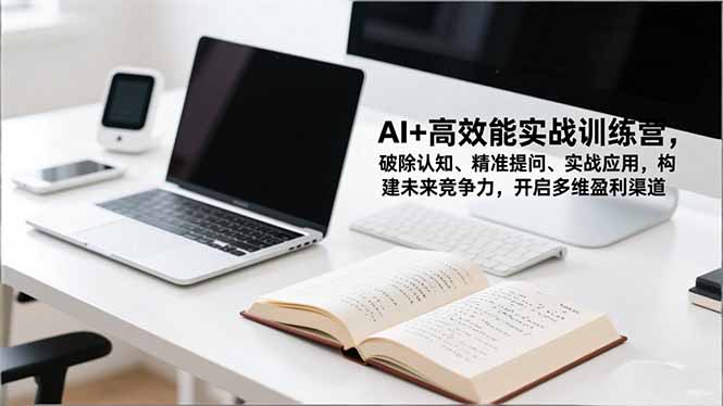 AI+高效能实战训练营，破除认知、精准提问、实战应用，构建未来竞争力，开启多维盈利渠道-云网创