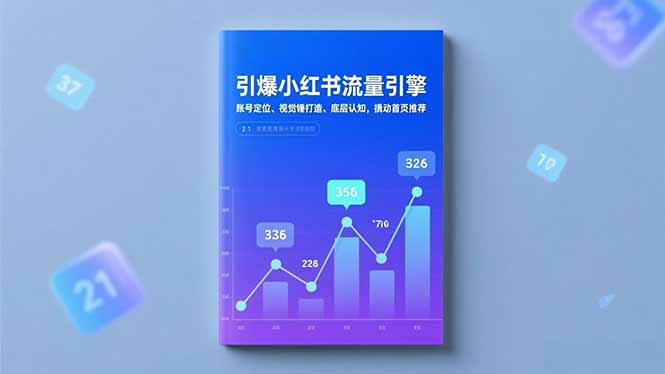引爆小红书流量引擎，账号定位、视觉锤打造、底层认知，撬动首页推荐-云网创